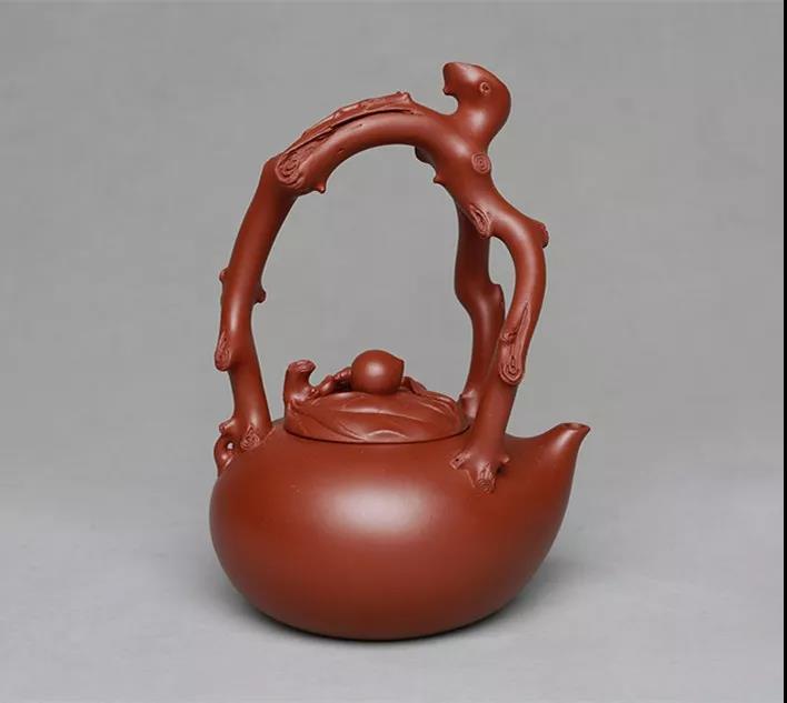 10種最美花器提梁壺，精美別致雕花紫砂壺!