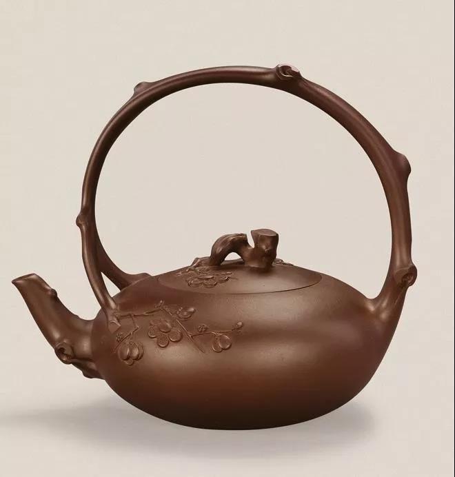 10種最美花器提梁壺，精美別致雕花紫砂壺!