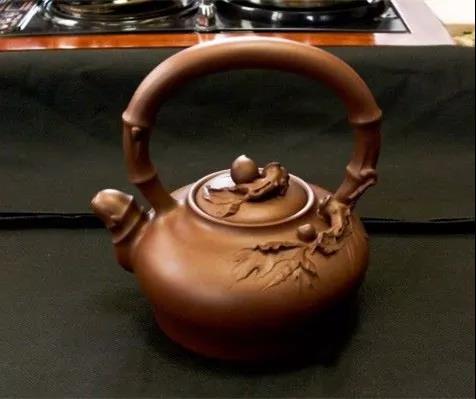 10種最美花器提梁壺，精美別致雕花紫砂壺!